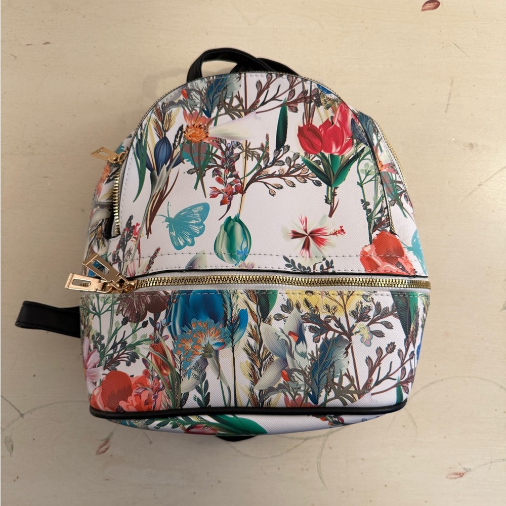 Floral Women's Backpack - Massimo Bags